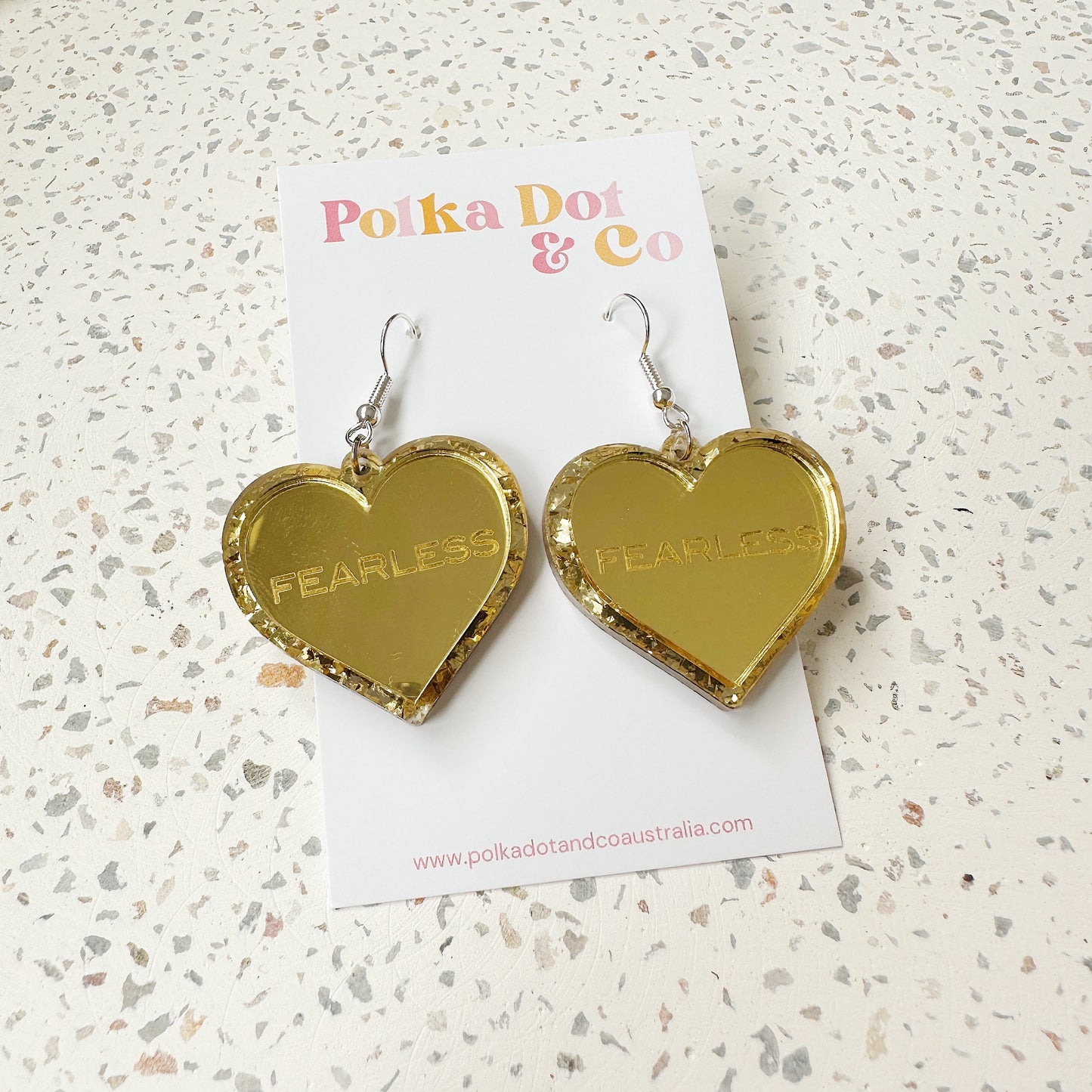 Fearless Heart Earrings