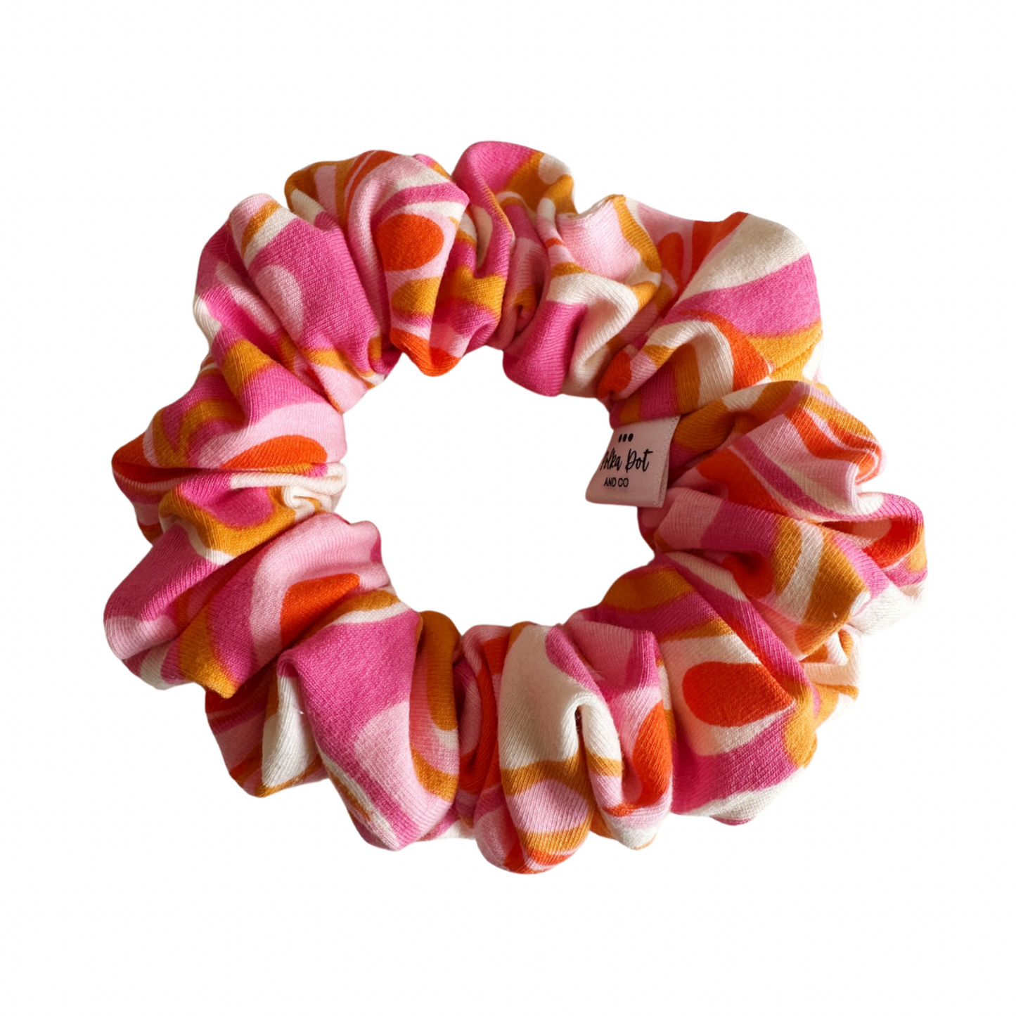 Retro Swirl Scrunchie