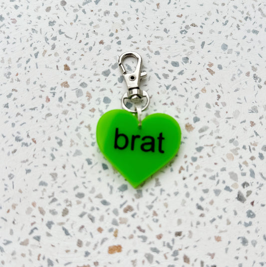 BRAT keychain