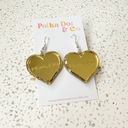 Fearless Heart Earrings