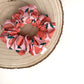 Glitter Peach Scrunchie - Polka Dot and Co Australia