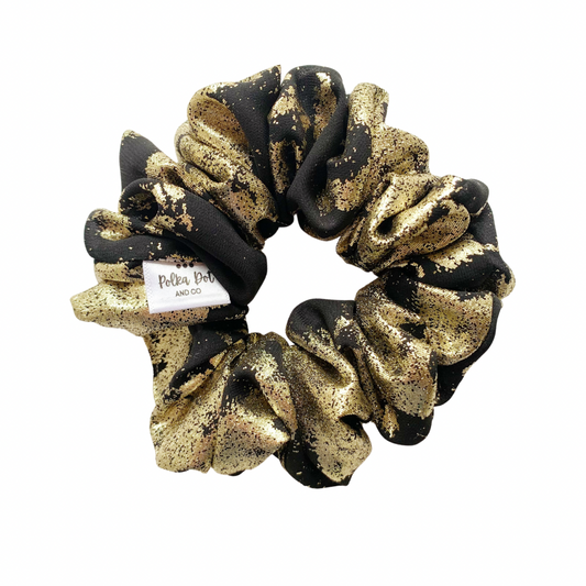 Black & Gold Scrunchie